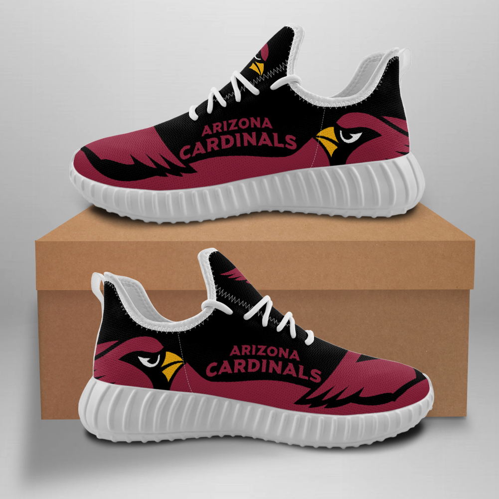 Women's NFL Arizona Cardinals Mesh Knit Sneakers/Shoes 021